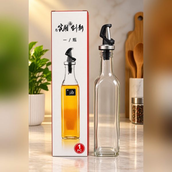 Glass Oil Dispenser Bottle