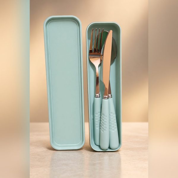 Travel Cutlery Set with Case